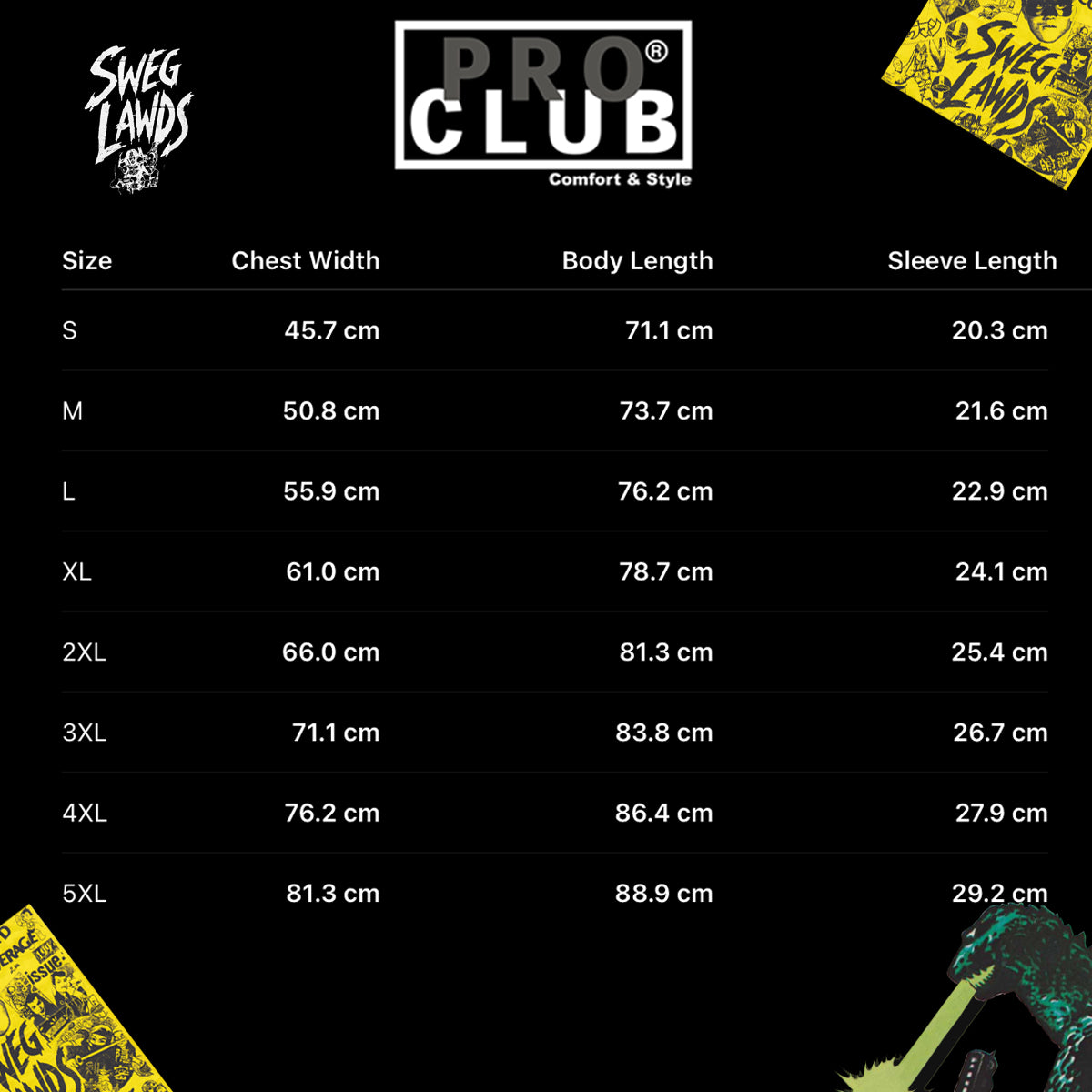 Camiseta Pro Club Men's Heavyweight Boxy Fit